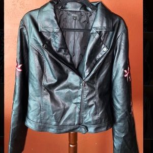 GUESS Black Leather Jacket